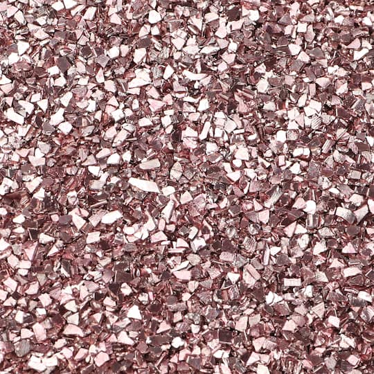 12 Pack: Rose Gold Glass Glitter by Recollections™
